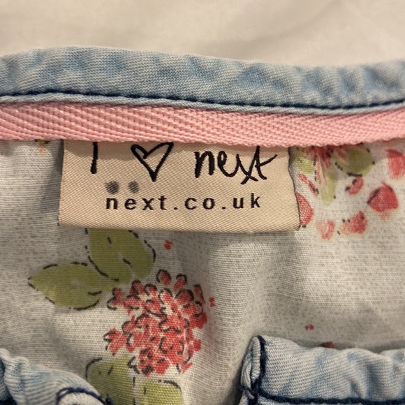 Toddler denim, chambray dress - Picture 3 of 4